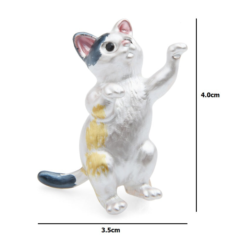 Cat Brooch <br> Standing Cat - The Cat Paradise