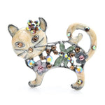 Cat Brooch <br> Flower Cat - The Cat Paradise