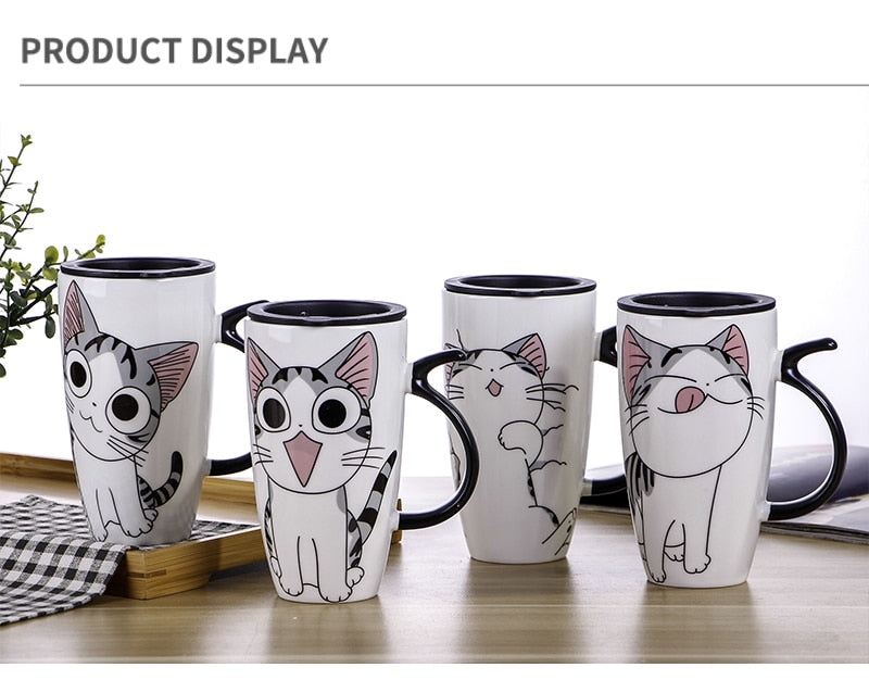 Cat Mug <br> Cartoon Ceramics Mug - The Cat Paradise