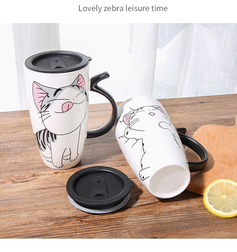 Cat Mug <br> Cartoon Ceramics Mug - The Cat Paradise