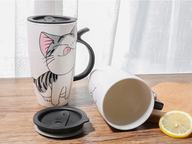 Cat Mug <br> Cartoon Ceramics Mug - The Cat Paradise