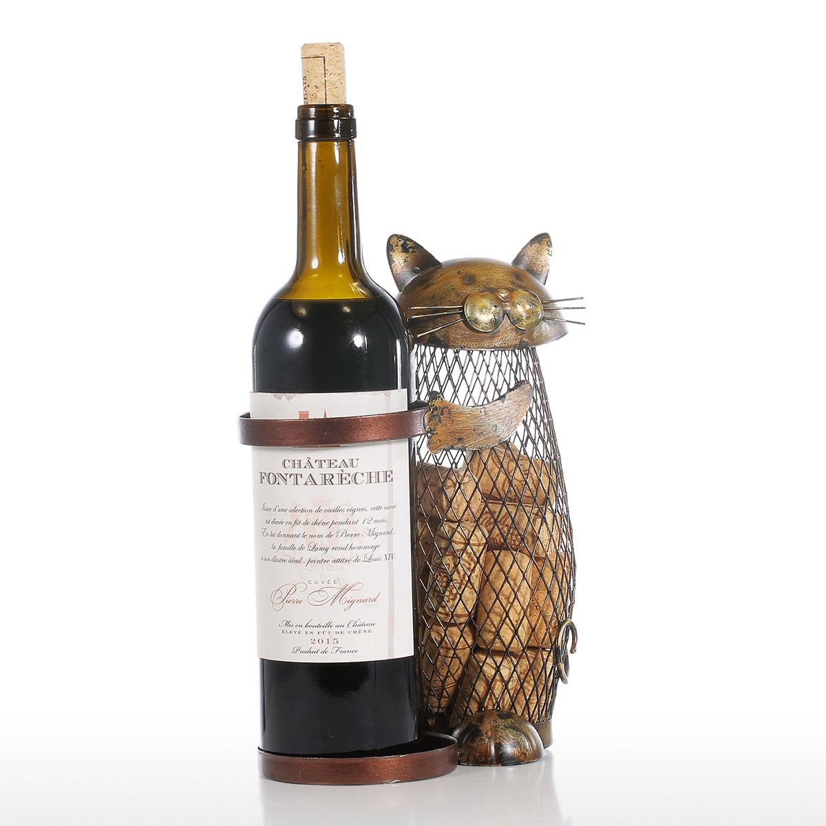 Cat Wine Bottle Holder <br> Cat Cork Container - The Cat Paradise