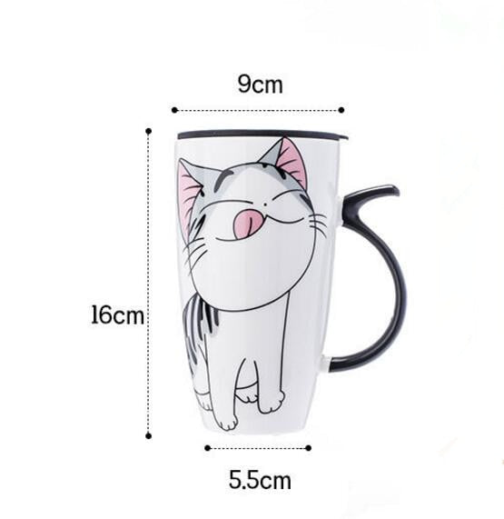 Cat Mug <br> Cartoon Ceramics Mug - The Cat Paradise