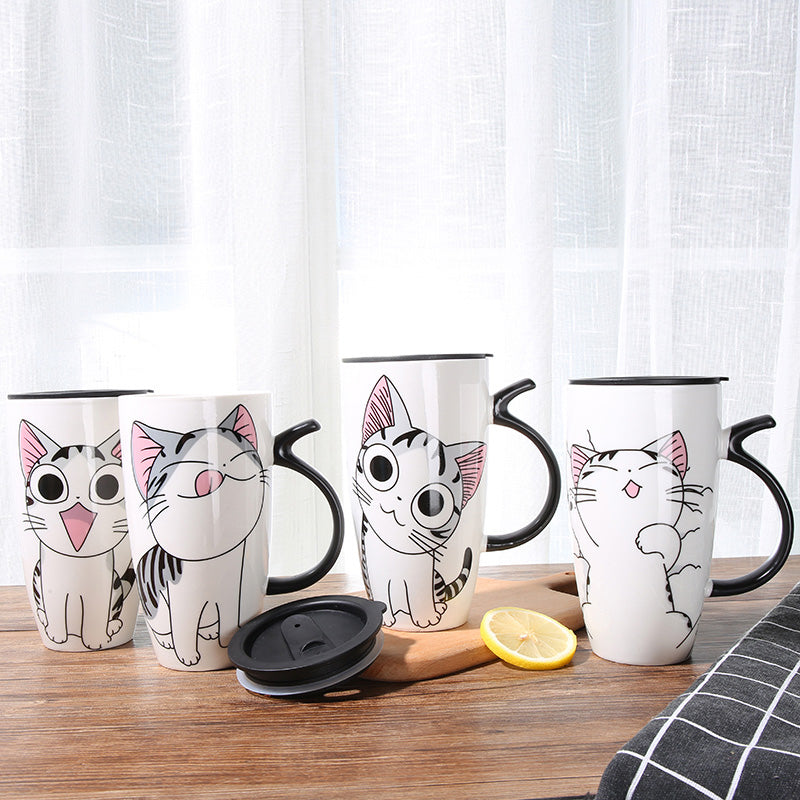 Cat Mug <br> Cartoon Ceramics Mug - The Cat Paradise