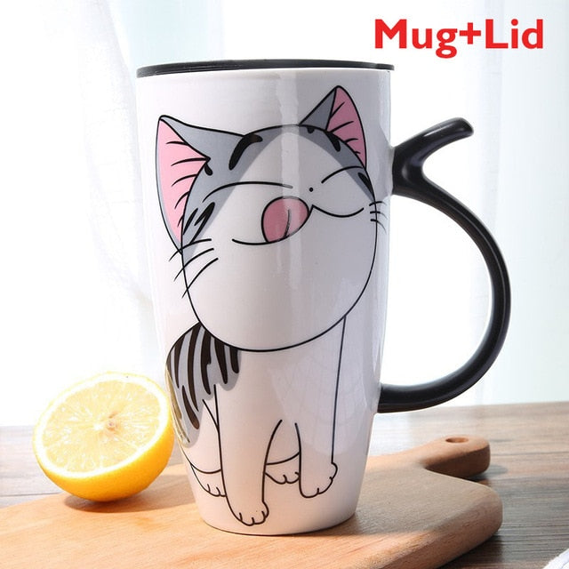 Cat Mug <br> Cartoon Ceramics Mug - The Cat Paradise