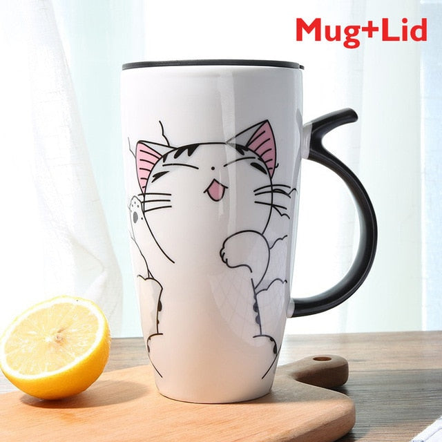 Cat Mug <br> Cartoon Ceramics Mug - The Cat Paradise