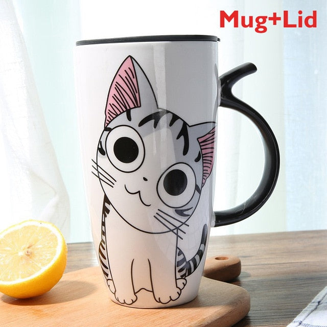 Cat Mug <br> Cartoon Ceramics Mug - The Cat Paradise