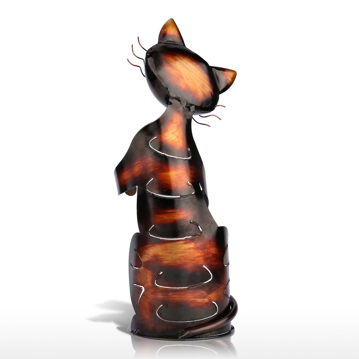 Cat Wine Bottle Holder <br> Metal cat - The Cat Paradise