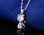 Cat Necklace <br> Crystal Cat - The Cat Paradise