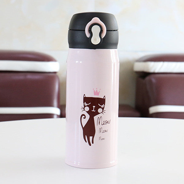 Cat Thermos <br> Cartoon Cat - The Cat Paradise