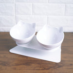 Elevated cat bowls <br> Double Bowls - The Cat Paradise