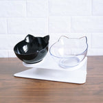 Elevated cat bowls <br> Double Bowls - The Cat Paradise