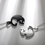 Yin Yang Cat Necklace <br> Cat Couple - The Cat Paradise