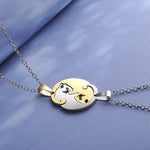 Yin Yang Cat Necklace <br> Cat Couple - The Cat Paradise