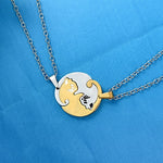 Yin Yang Cat Necklace <br> Cat Couple - The Cat Paradise