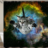 Cosmic Kitty Shower Curtain