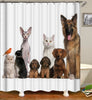 Cats and Dogs Shower Curtain