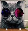 Space Cat Shower Curtain