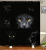 Black Cats Shower Curtain