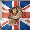 England Cat Shower Curtain