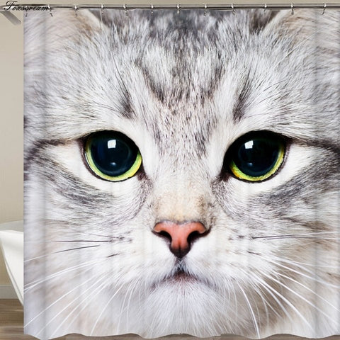 Meow Cat Shower Curtain