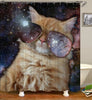 Galaxy Cat Shower Curtain