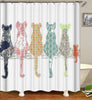 Back Cats Shower Curtain