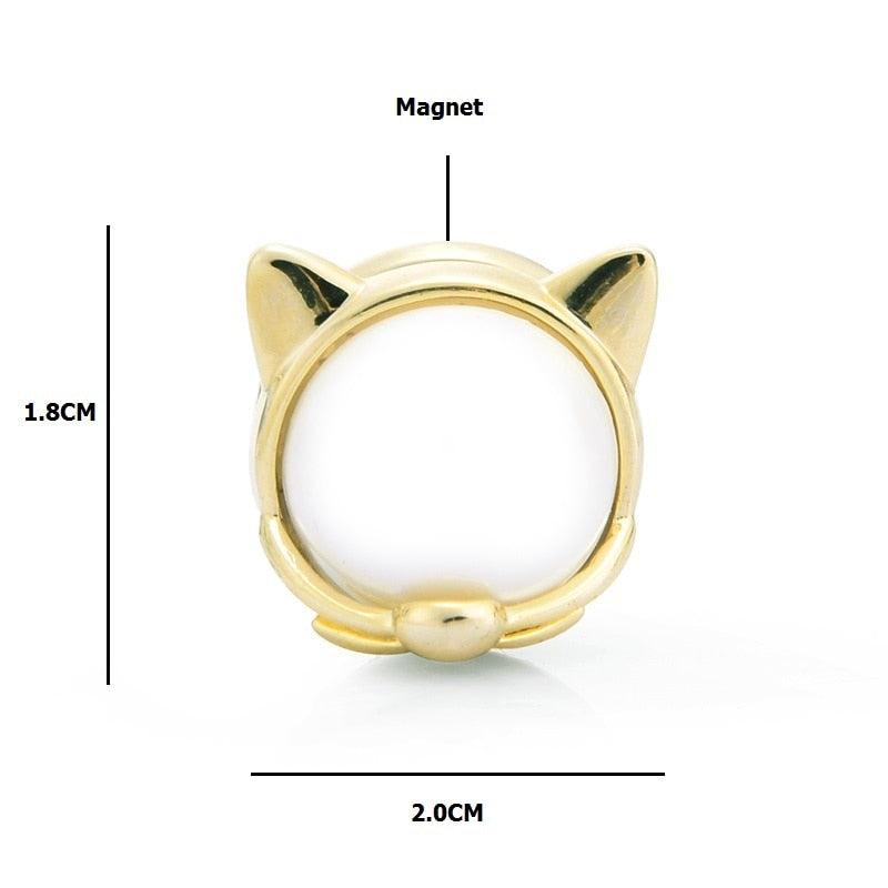 Cat Brooch - Magnetic brooch - Dimension