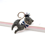 Cat Brooch <br> Rhinestone Queen Cat