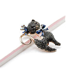 Cat Brooch <br> Rhinestone Queen Cat