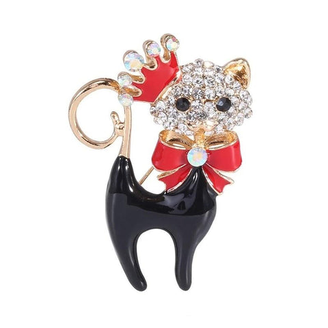 Cat Brooch - Queen Cat