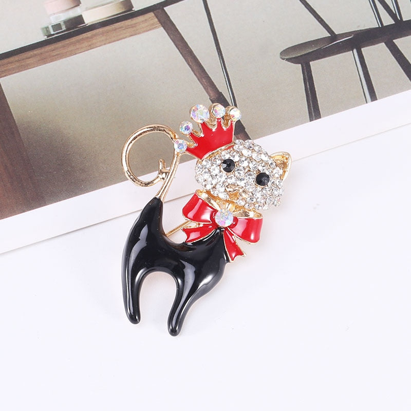 Cat Brooch <br> Queen Cat