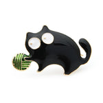 Cat Brooch <br> Black cat player