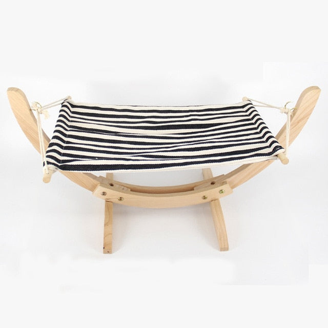 Hammock Cat Bed <br> Fashion Wood Cat Hammock - The Cat Paradise