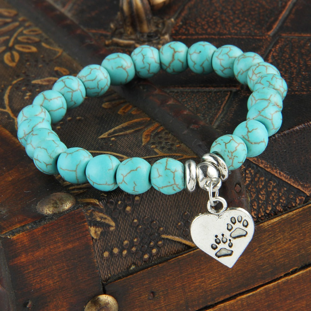 Cat Bracelet <br> Turquoise - The Cat Paradise