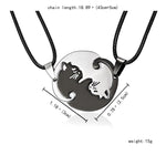 Yin Yang Cat Necklace <br> Cat Couple - The Cat Paradise