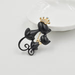 Cat Brooch <br> Royal Family Black Cat