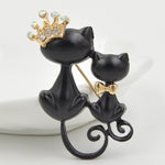 Cat Brooch <br> Royal Family Black Cat