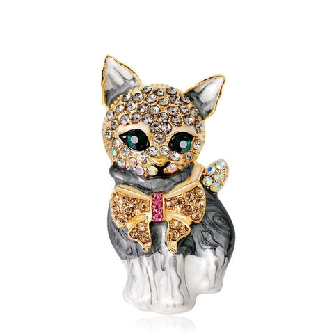 Cat Brooch - Elegant Kitty - The Cat Paradise