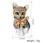 Cat Brooch - Elegant Kitty - Dimension