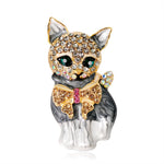 Cat Brooch <br> Elegant Kitty