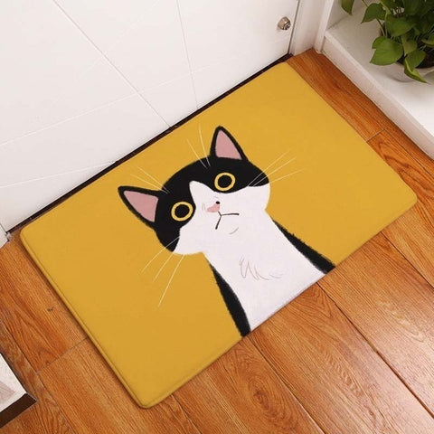 Cat Mat <br> Black and white cat - The Cat Paradise