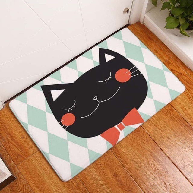 Cat Mat <br> Cat with bow tie - The Cat Paradise