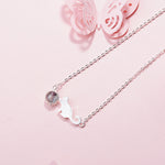 Silver Cat Necklace <br> Cat Playing - The Cat Paradise