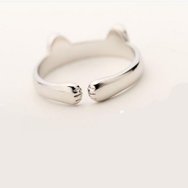 Cat Ring -  Cat Ear Ring Design Cute Fashion Jewelry Cat Ring - The Cat Paradise