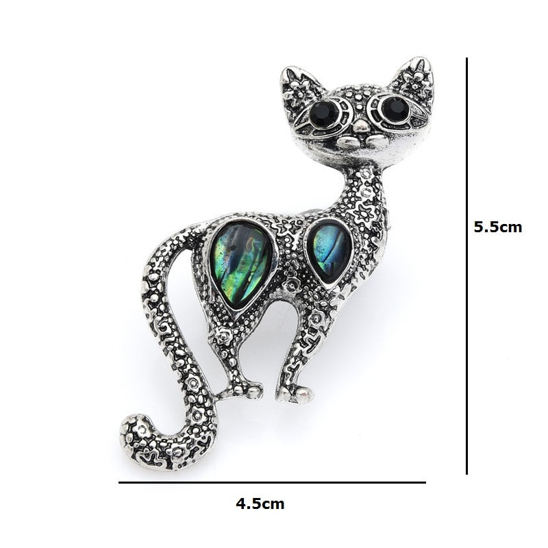 Cat Brooch <br> Vintage Cat Brooch - The Cat Paradise