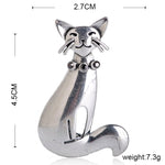 Cat Brooch - Happy Cat - dimension