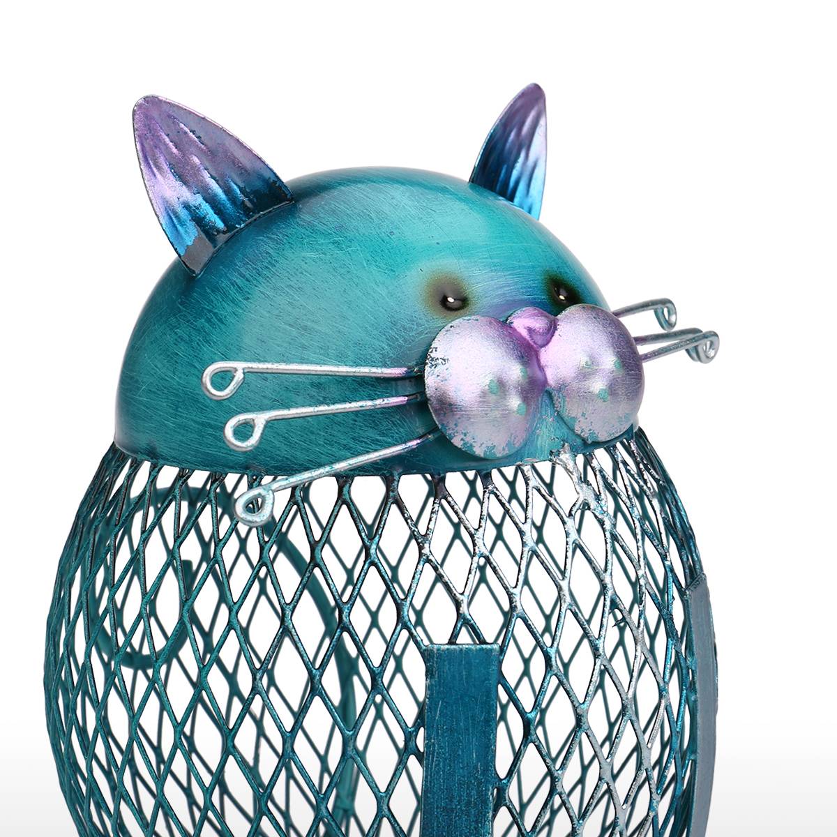 Cat Piggy Bank <br> Blue cat - The Cat Paradise