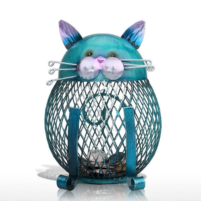 Cat Piggy Bank <br> Blue cat - The Cat Paradise