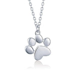 Silver Cat Necklace <br> Cat Paw - The Cat Paradise